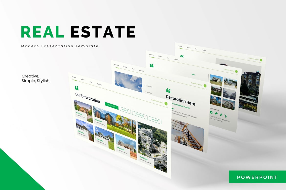 Template Powerpoint Real Estate yang Menarik dan Profesional