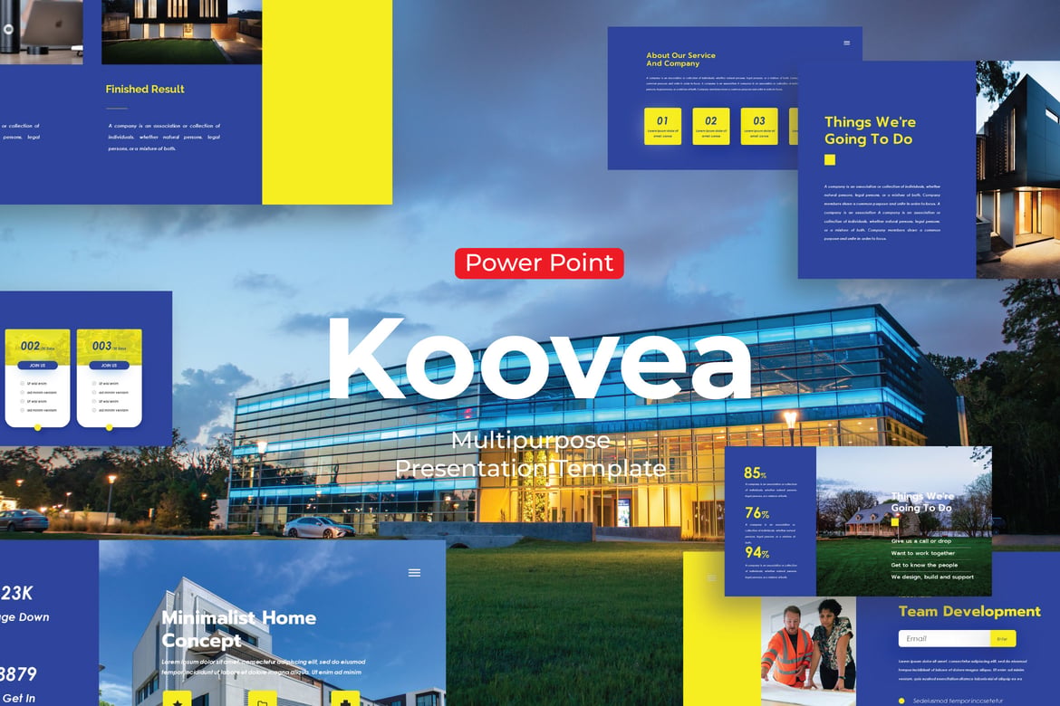 Template PowerPoint Real Estat yang Menarik dan Serbaguna