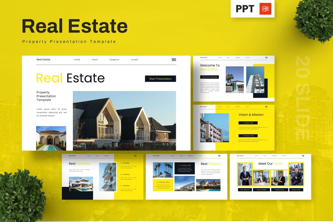 Template Powerpoint Real Estate yang Menarik dan Profesional