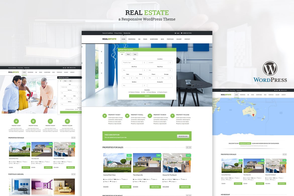 Tema WordPress Real Estate - Solusi Terbaik untuk Portal Properti Anda