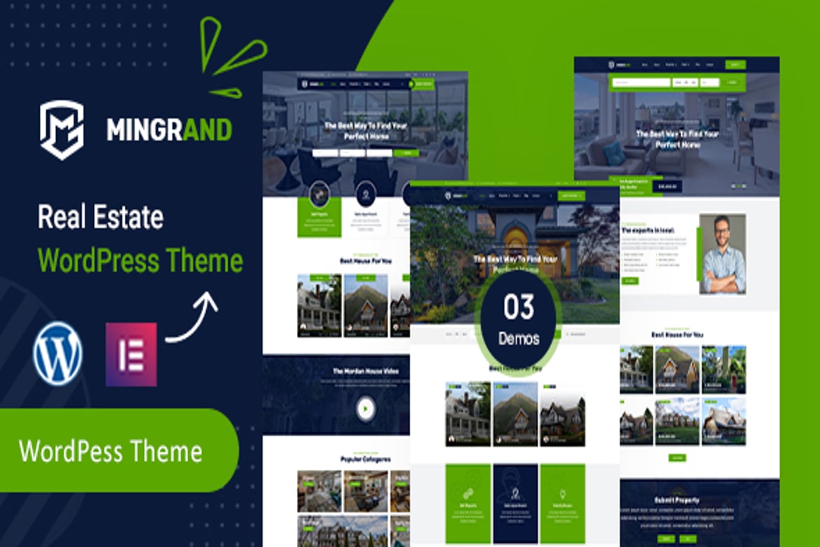 Tema WordPress Real Estate Modern dan Responsif