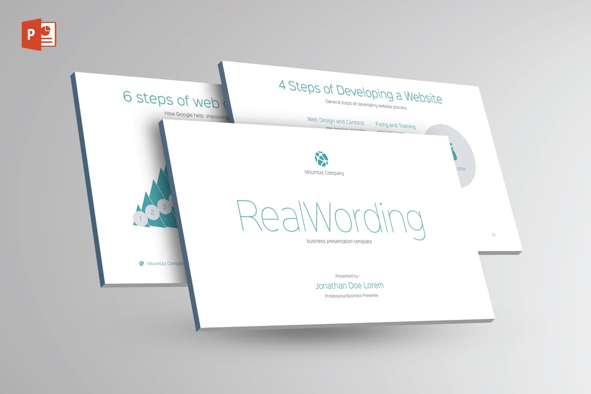Template PowerPoint Serbaguna REAL WORDING V21 - Modern dan Profesional