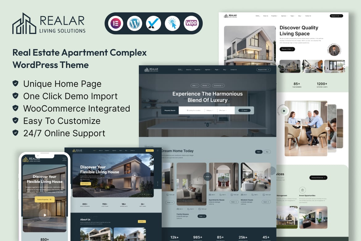 Realar - Tema WordPress Real Estate Terbaik untuk Properti Anda
