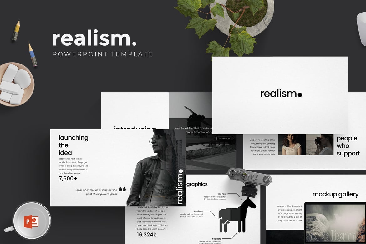 Template Powerpoint Realisme - Solusi Presentasi Serbaguna