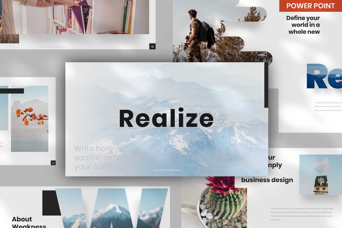 Template PowerPoint Minimalis untuk Segala Kebutuhan