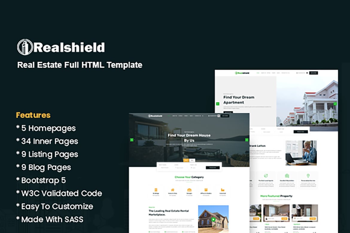 Realshield - Template Website Properti yang Profesional dan Serbaguna