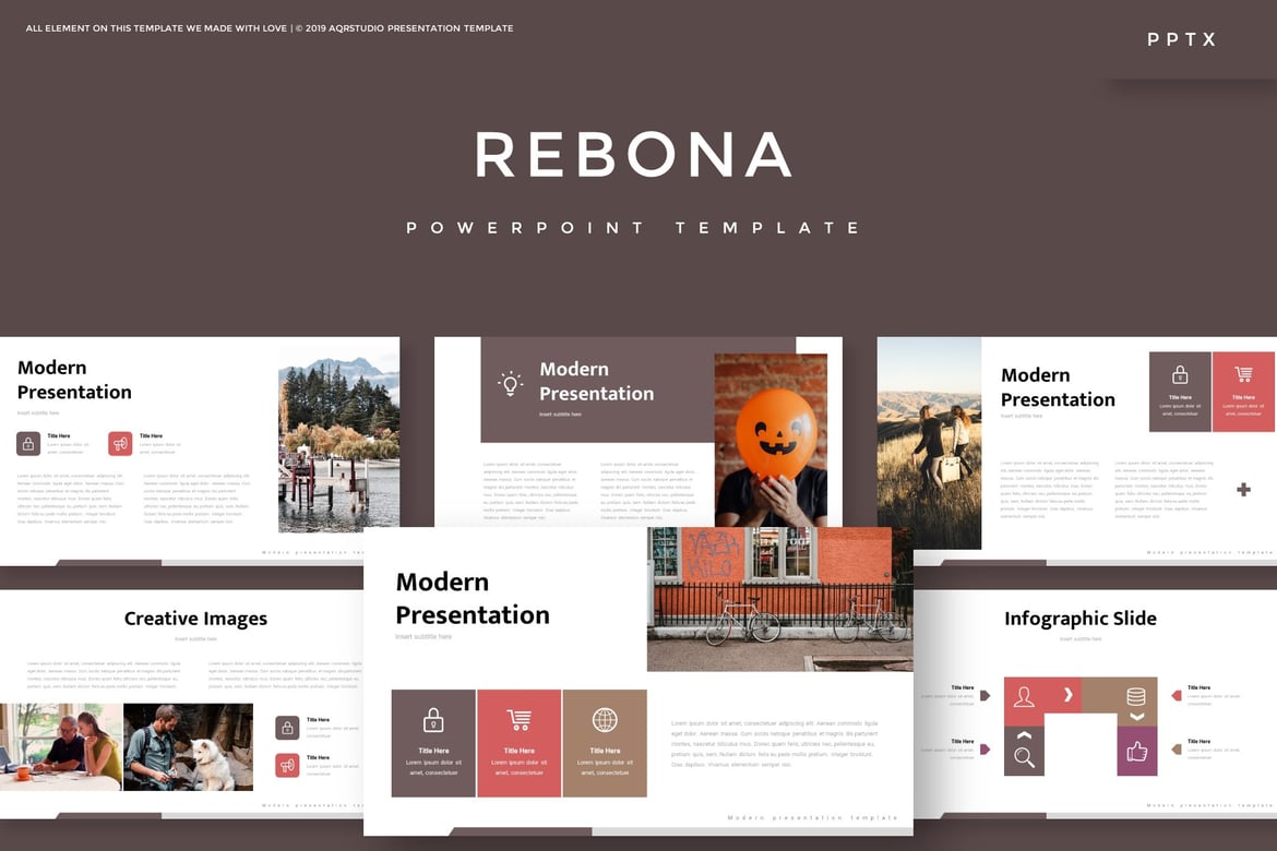 Rebona - Template PowerPoint Serbaguna dan Menarik