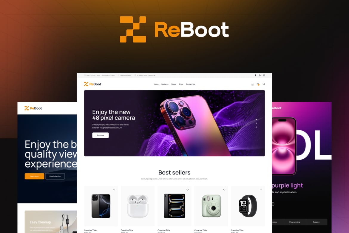 Tema WordPress Reboot: Solusi Ideal untuk Toko Perbaikan Elektronik Anda