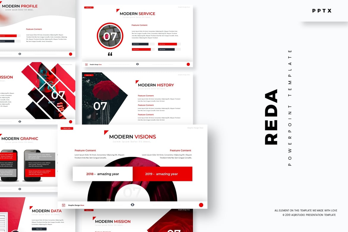 Template Powerpoint Reda - Solusi Presentasi Menarik dan Profesional