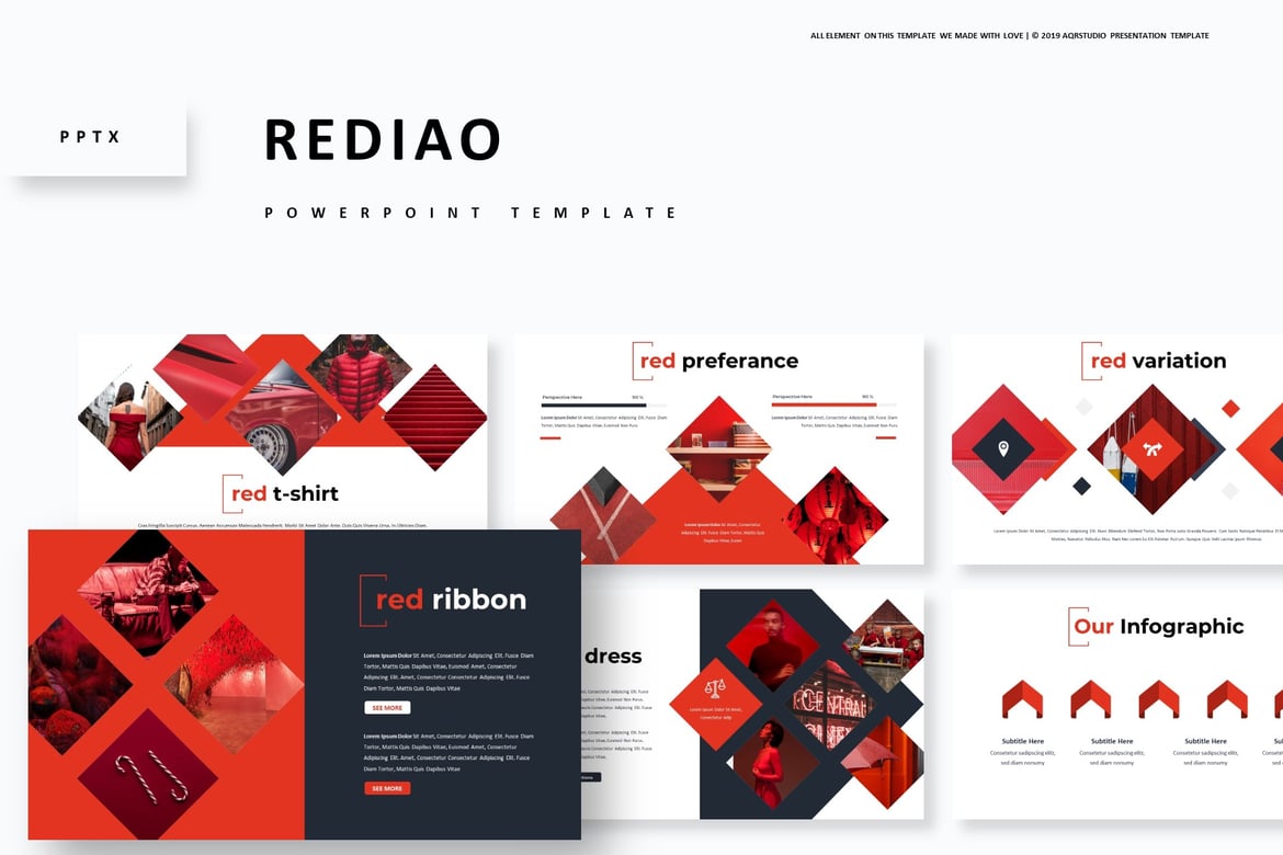 Rediao - Template Powerpoint Serbaguna yang Menarik