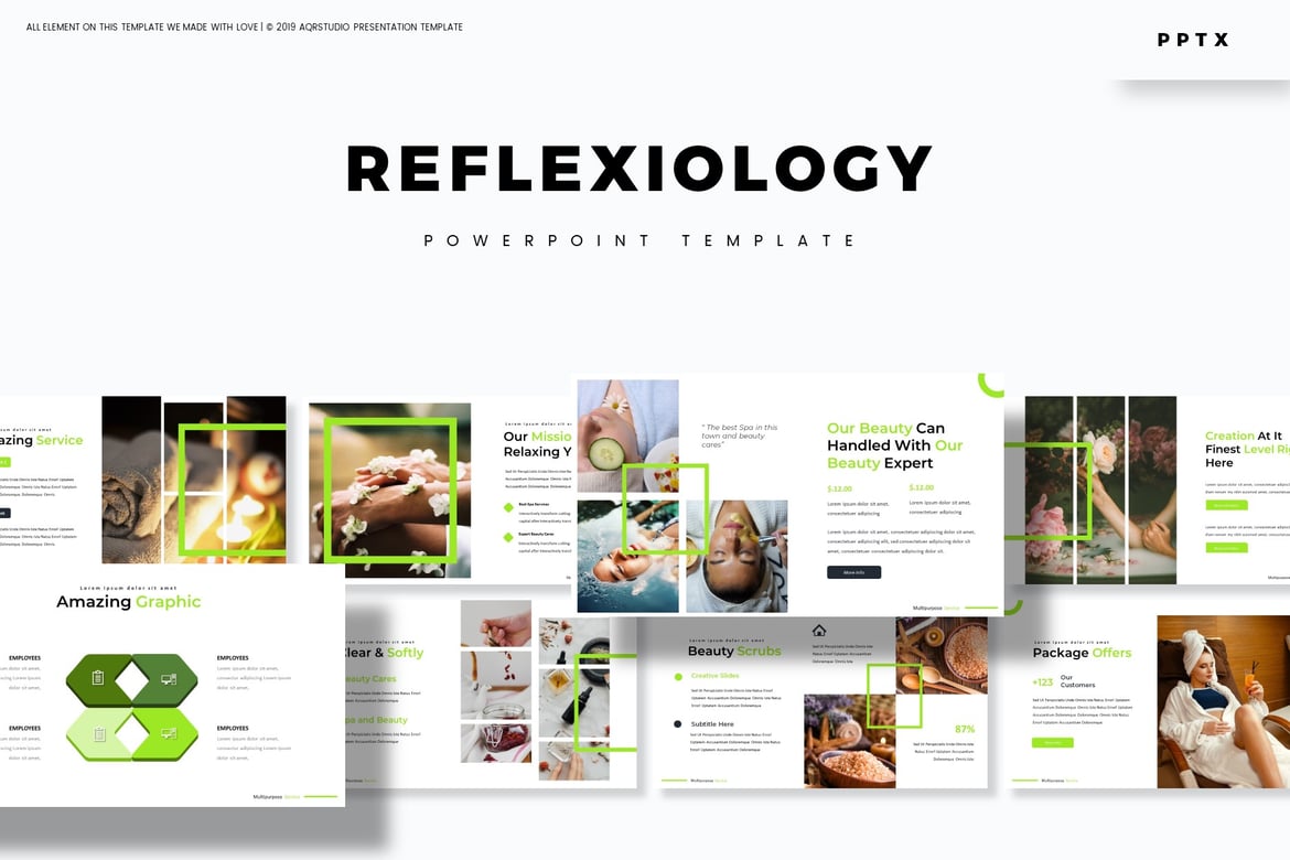 Template PowerPoint Reflexiology - Solusi Presentasi Menarik