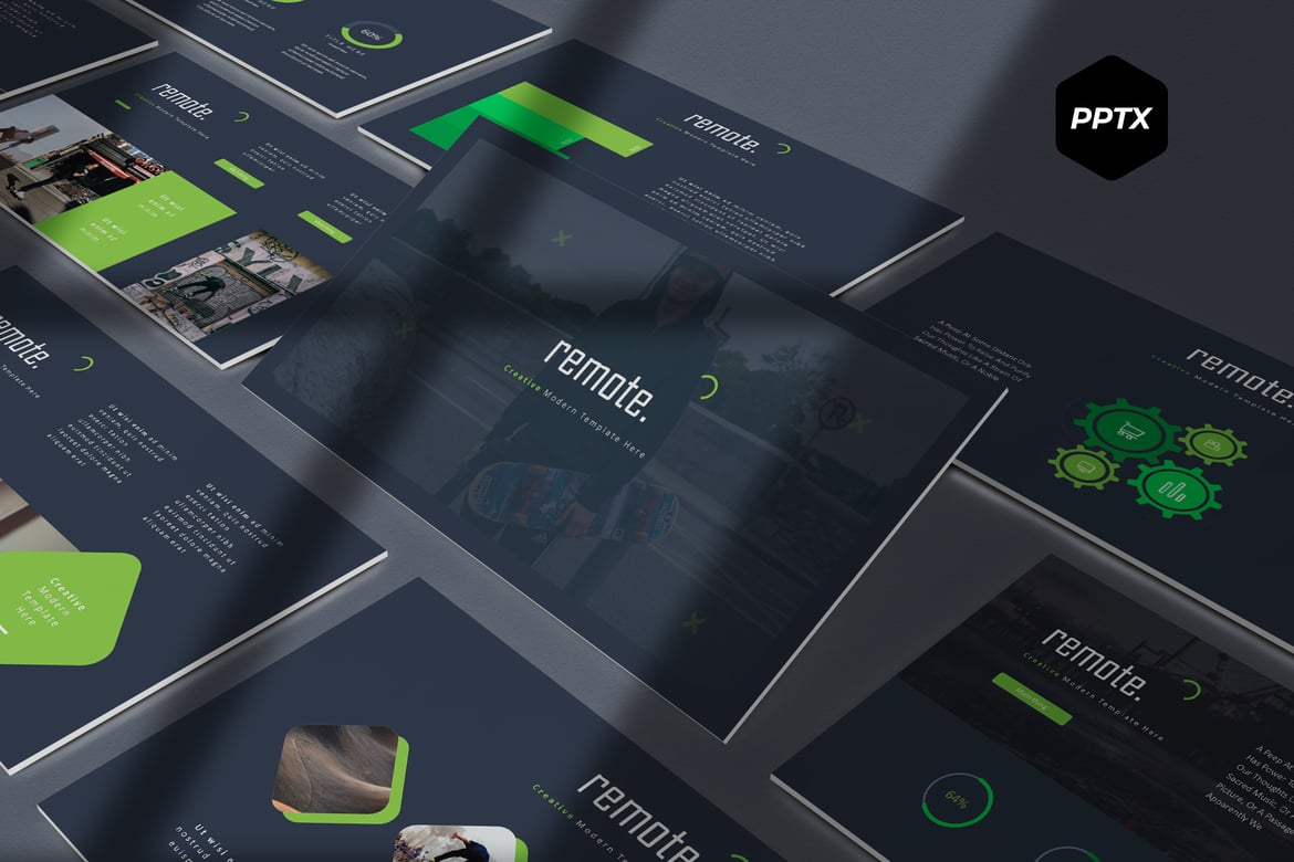 Template Powerpoint Remote yang Menarik dan Serbaguna