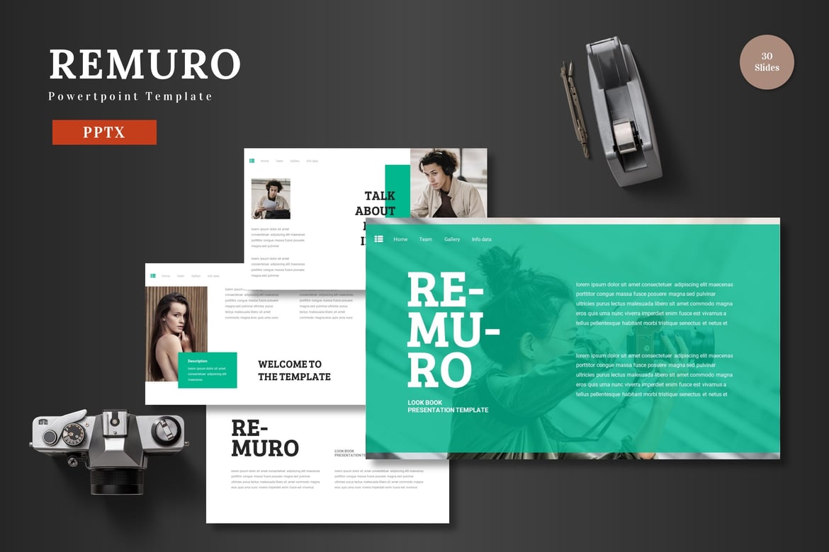 Remuro - Template Powerpoint Menarik dan Profesional