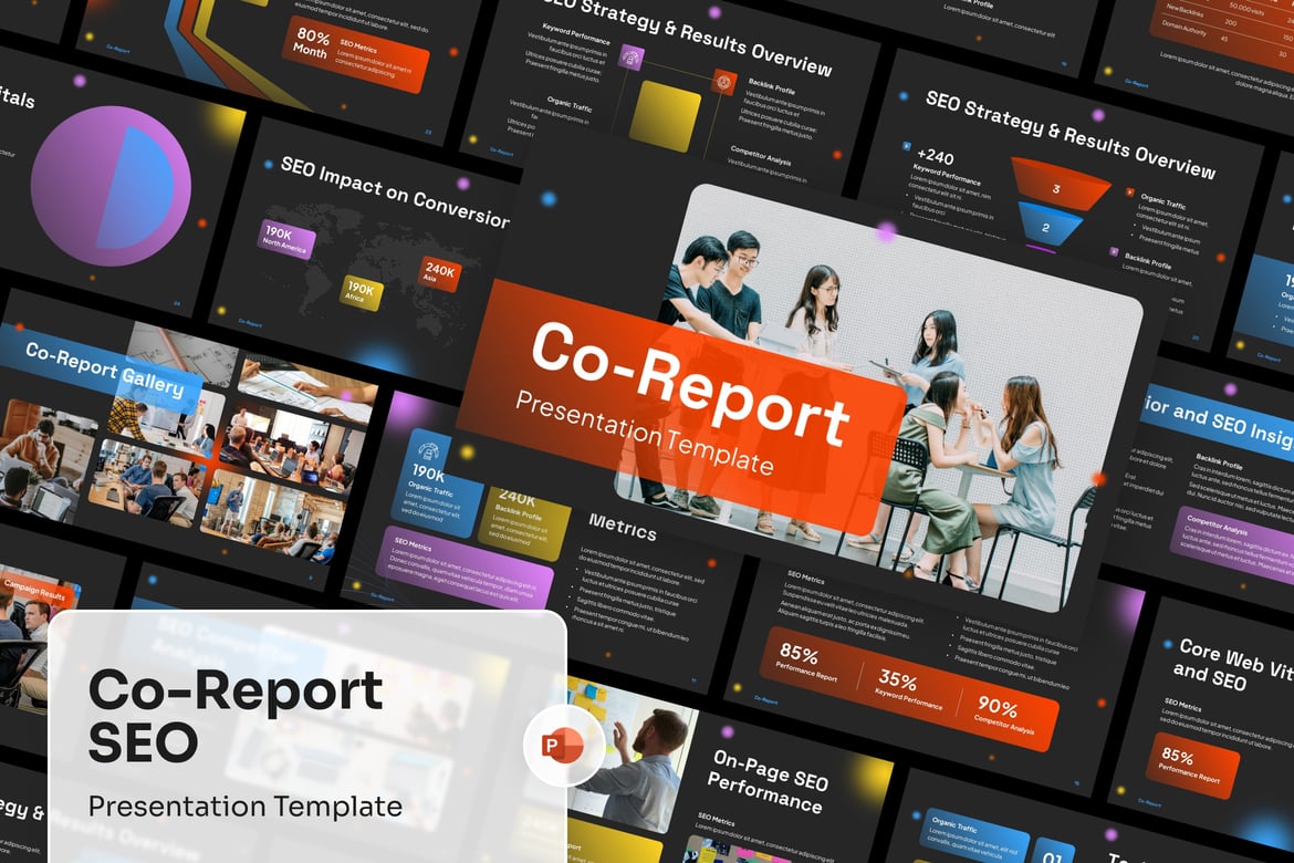 Template Presentasi SEO PowerPoint yang Menarik