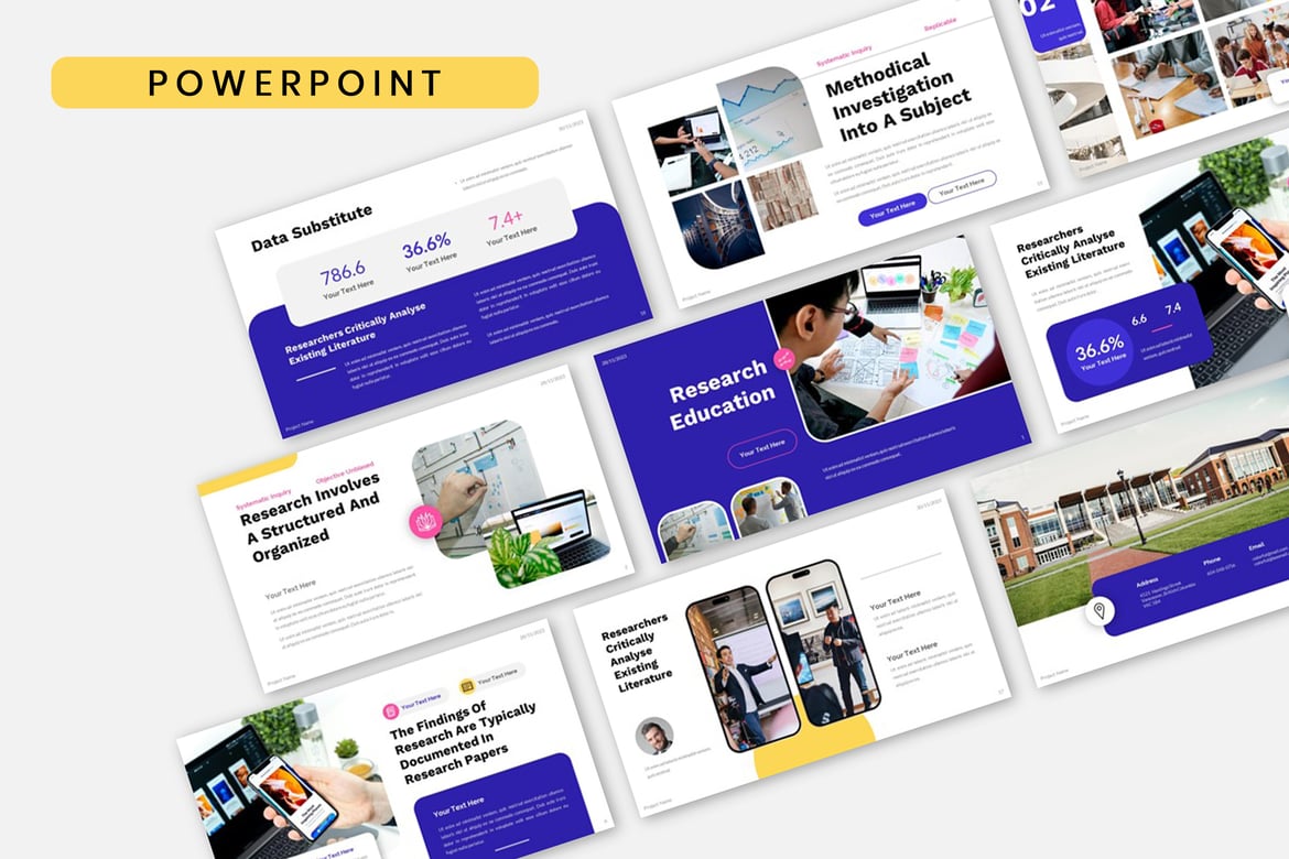Template Presentasi PowerPoint Akademi Penelitian dan Pendidikan