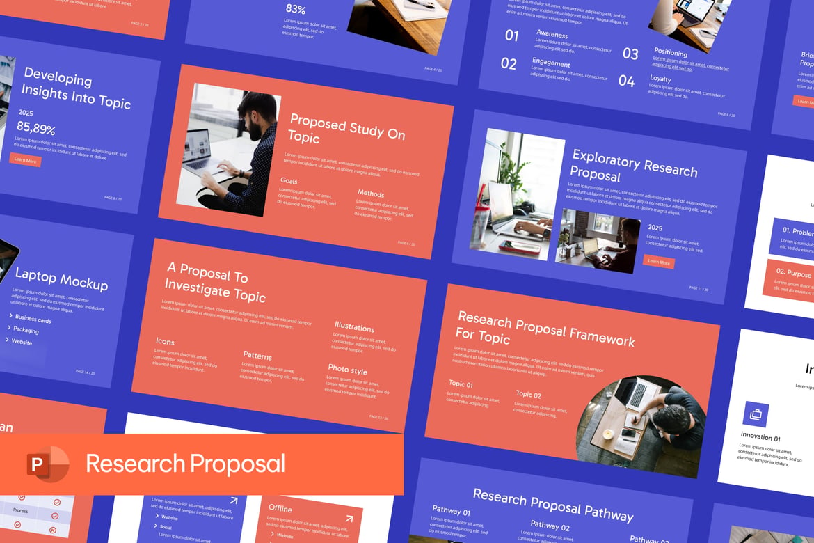 Template Presentasi Proposal Riset yang Menarik dan Profesional