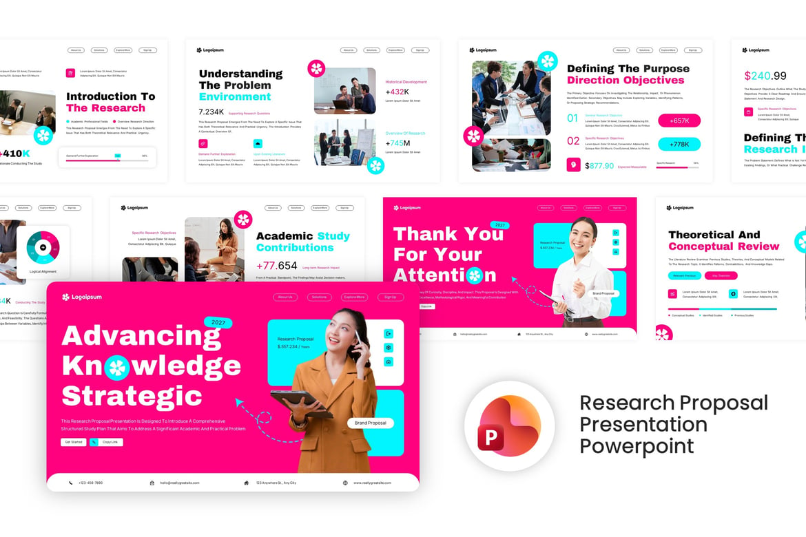 Template Powerpoint Proposal Penelitian Kreatif