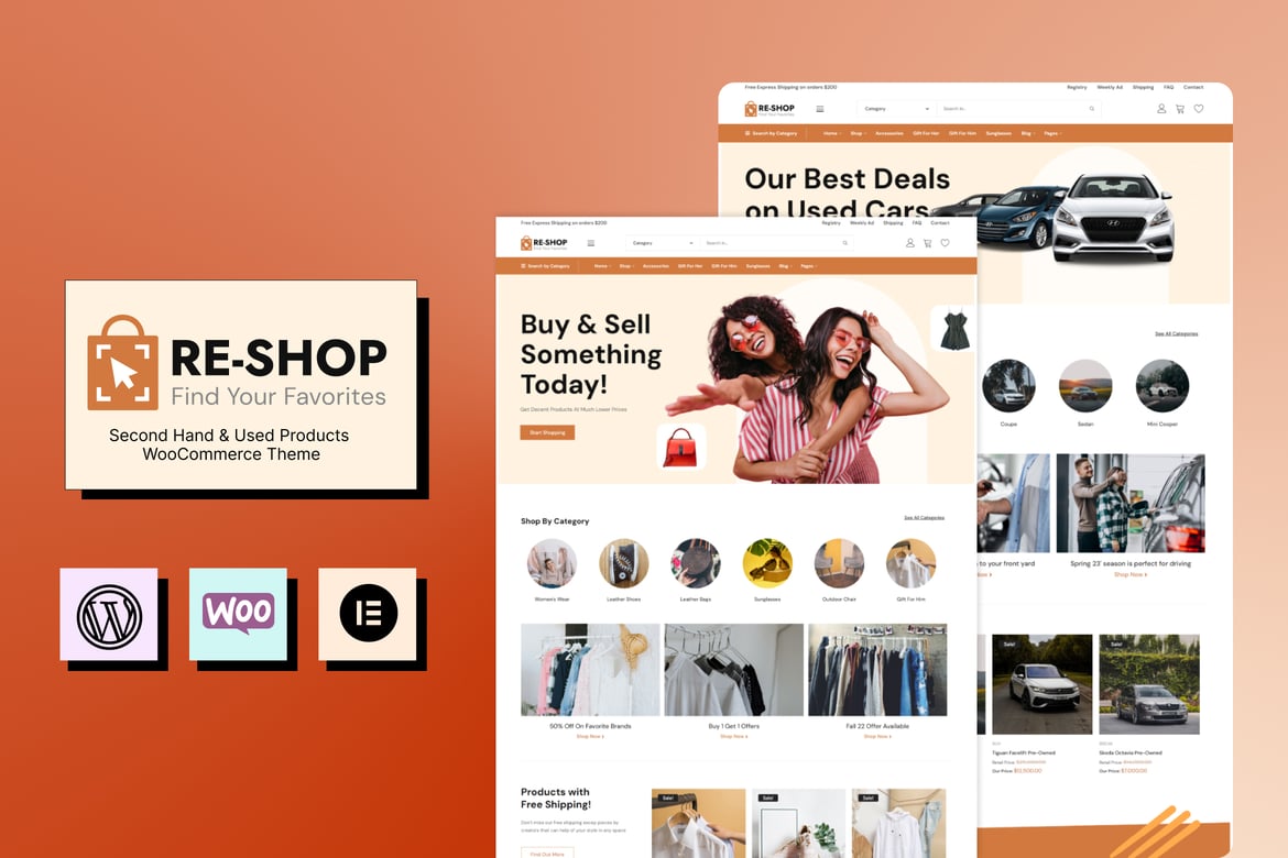 Tema ReShop: Solusi Terbaik untuk Toko Second Hand dan ReCommerce