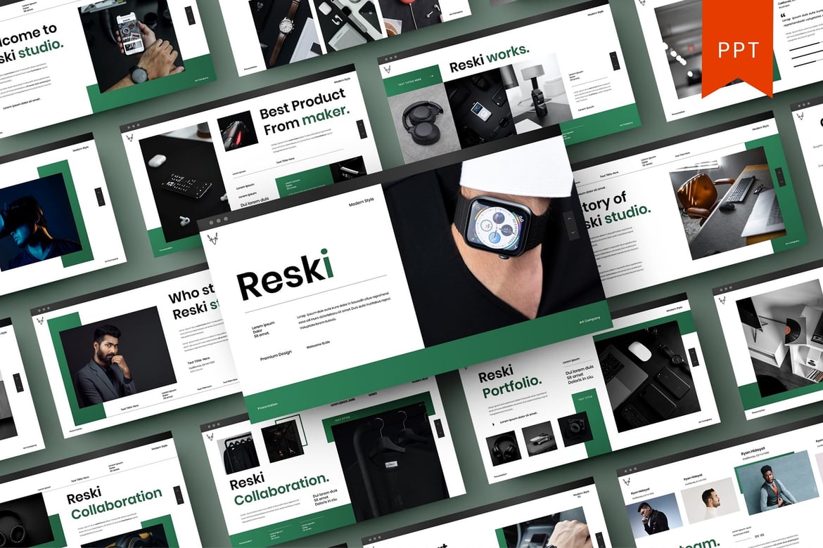 Template Presentasi Bisnis Reski – Solusi Kreatif untuk Semua Kebutuhan Anda