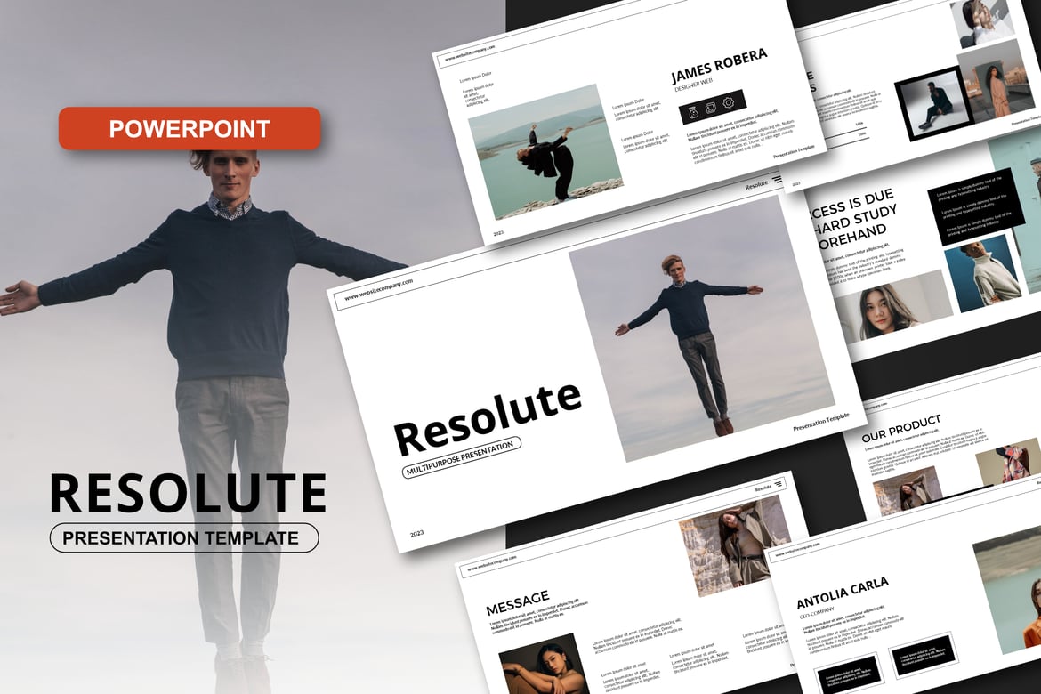 Template PowerPoint Resolute: Pilihan Tepat untuk Presentasi Profesional