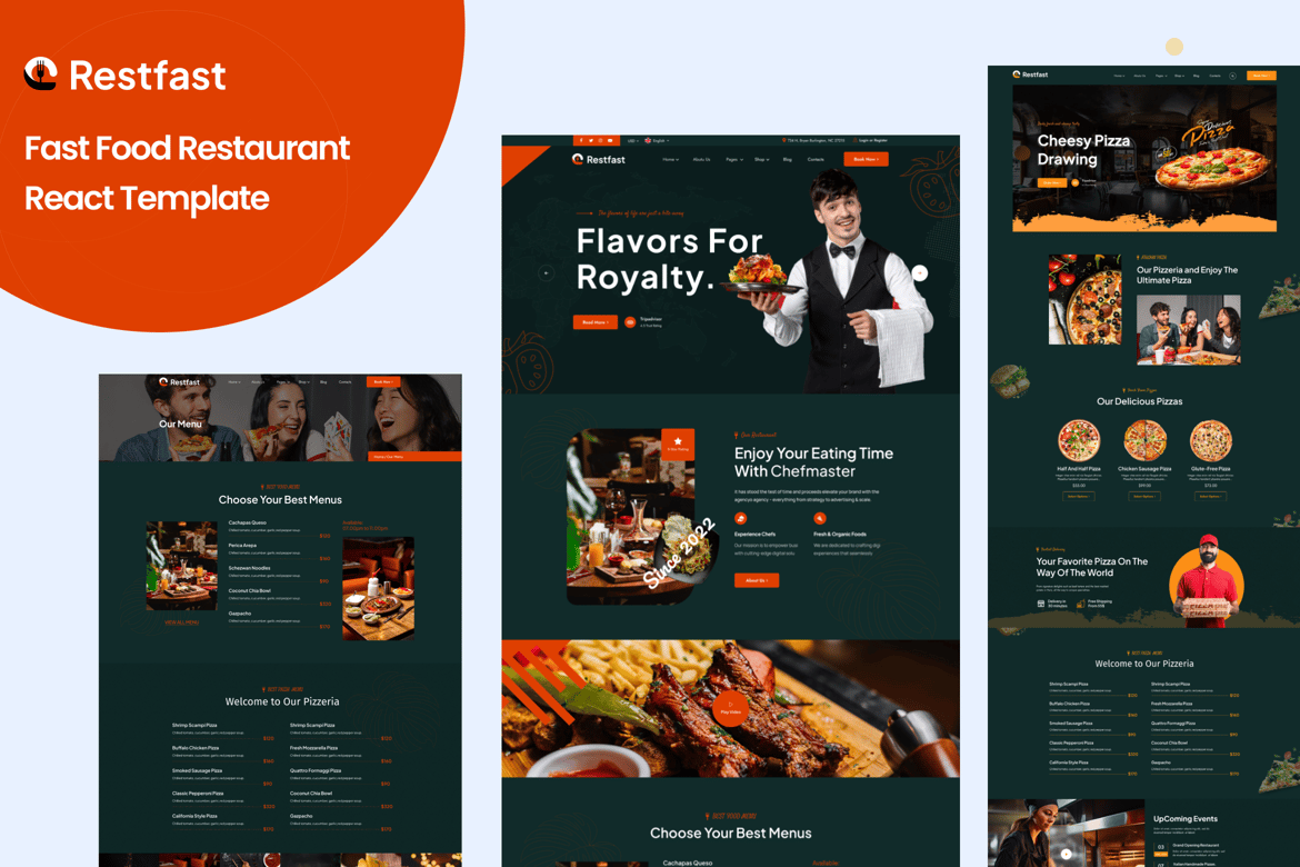 Restfast - Template Website Restoran Fast Food yang Responsif
