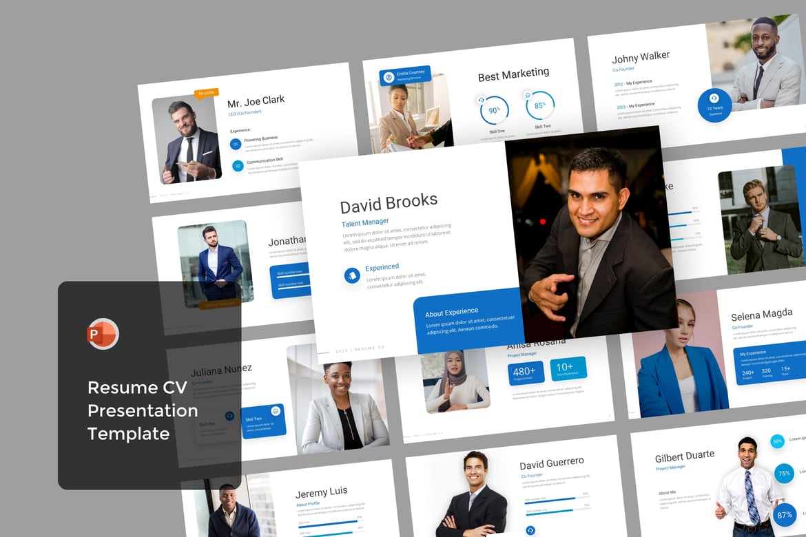 Template PowerPoint CV Resume yang Menarik dan Profesional