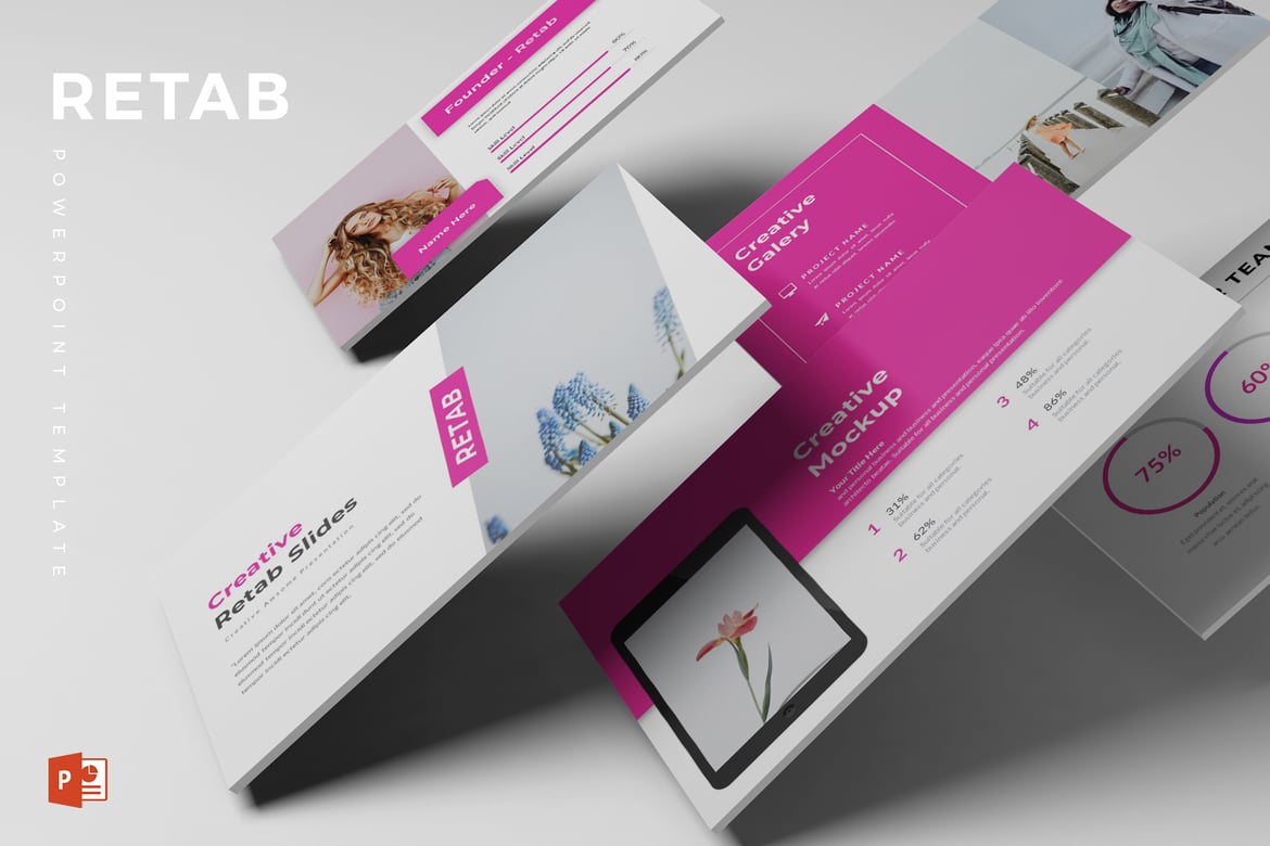 Retab - Template PowerPoint Serbaguna yang Menarik