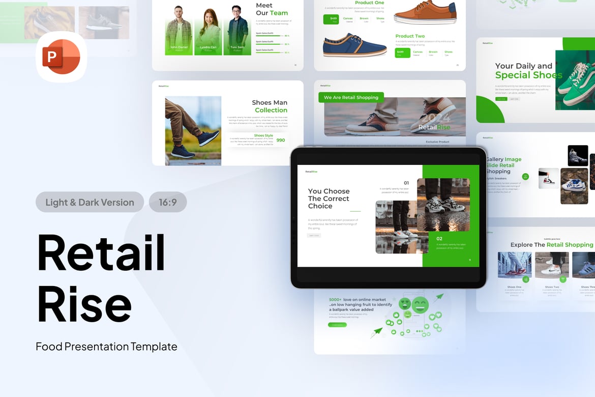 Template Presentasi Marketplace Retail - PowerPoint Menarik