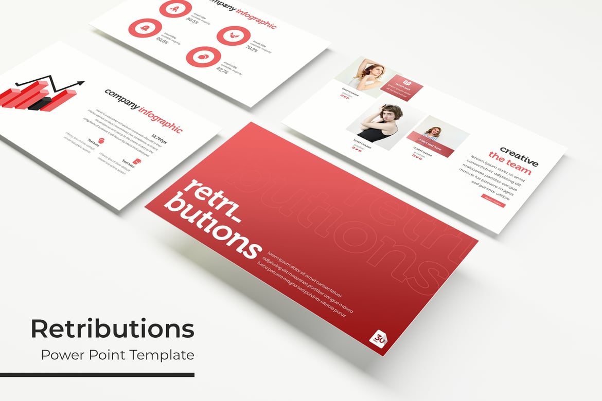 Template Presentasi Retributions - Powerpoint yang Menarik
