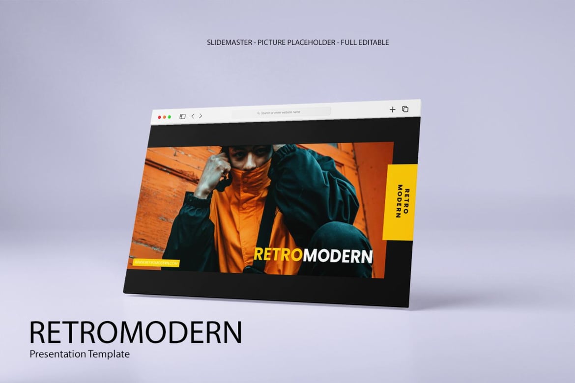 Template Presentasi PowerPoint RetroModern yang Unik dan Kreatif