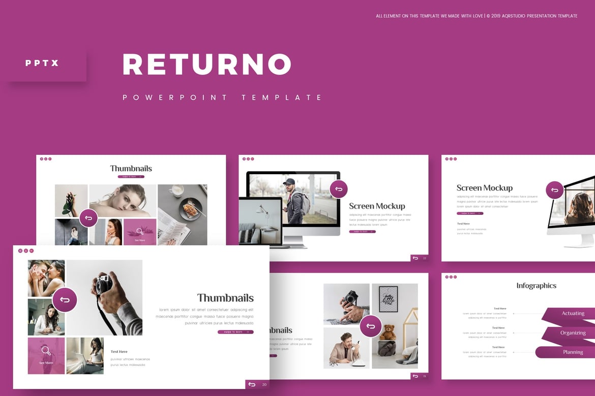 Returno - Template PowerPoint Serbaguna yang Menarik