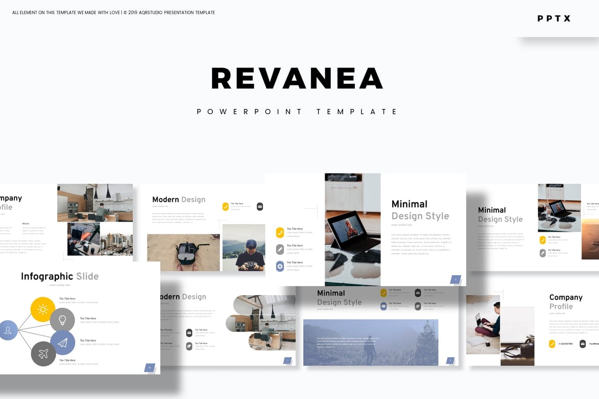 Revanea - Template PowerPoint Serbaguna dan Menarik