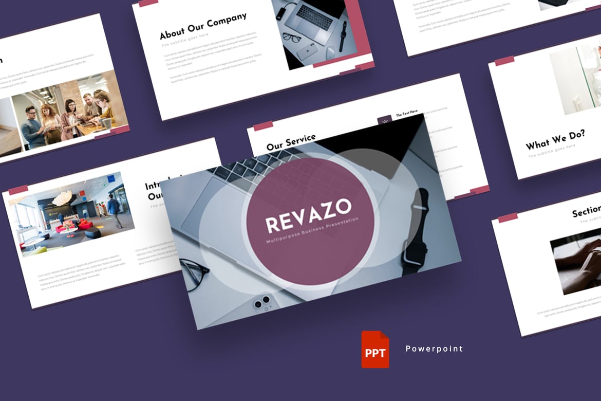 Revazo - Template PowerPoint Serbaguna