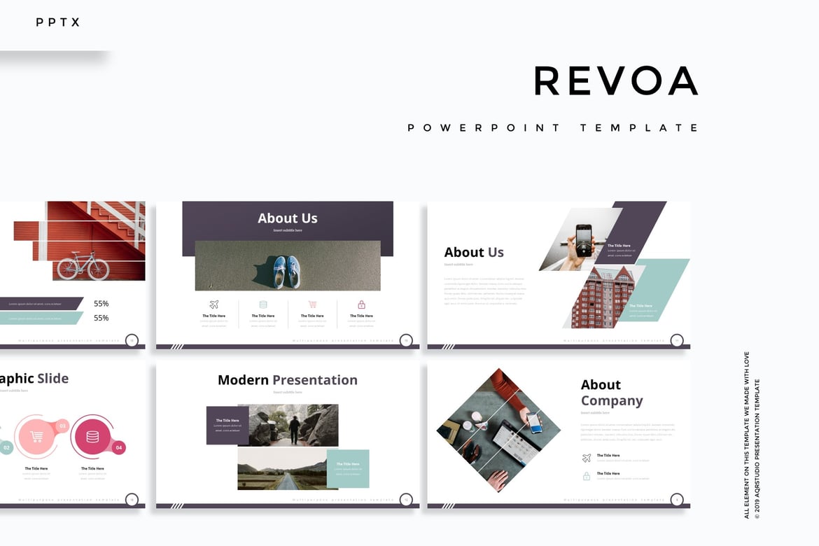 Template PowerPoint Revoa - Solusi Presentasi Serbaguna