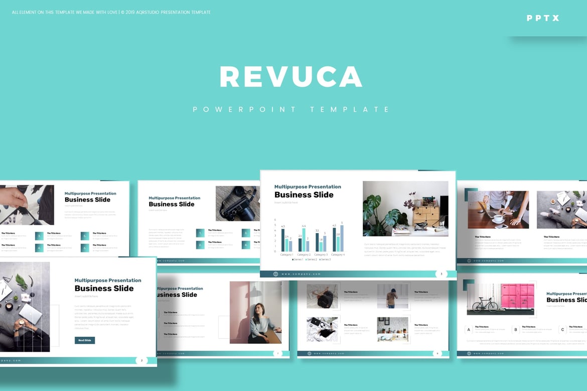 Revuca - Template PowerPoint Serbaguna dan Menarik