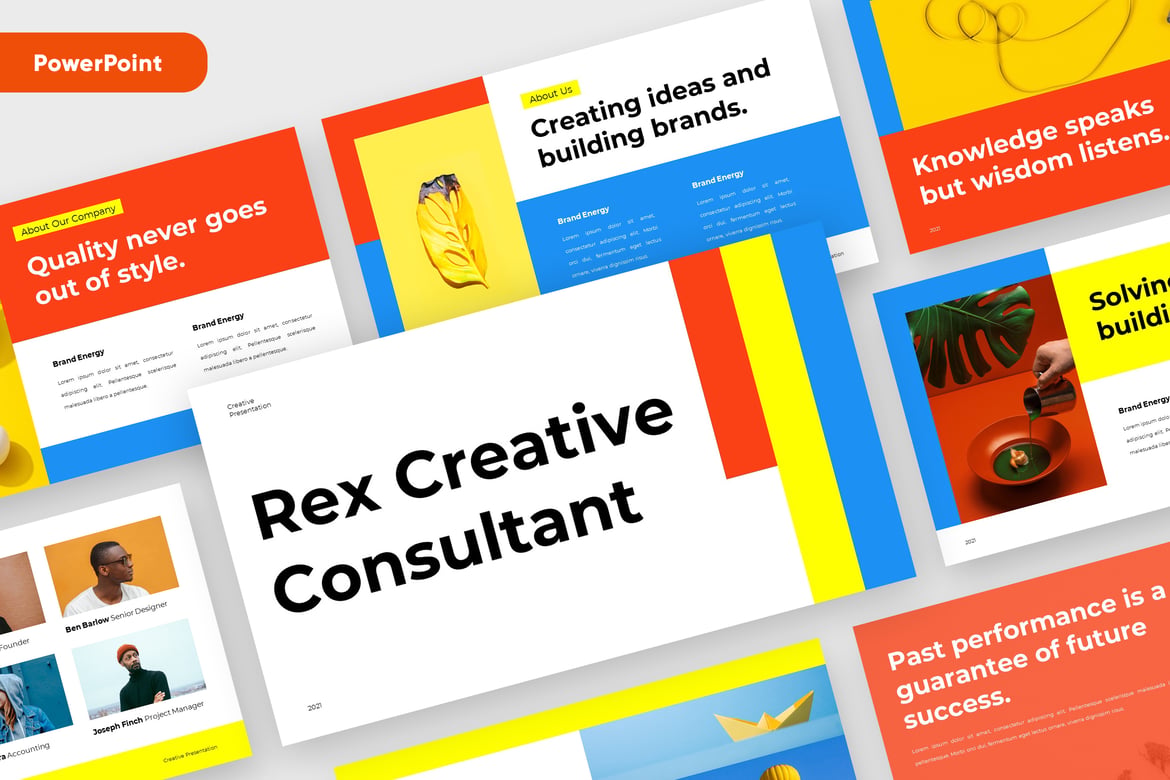 Template Presentasi PowerPoint REX - Kreatif dan Profesional