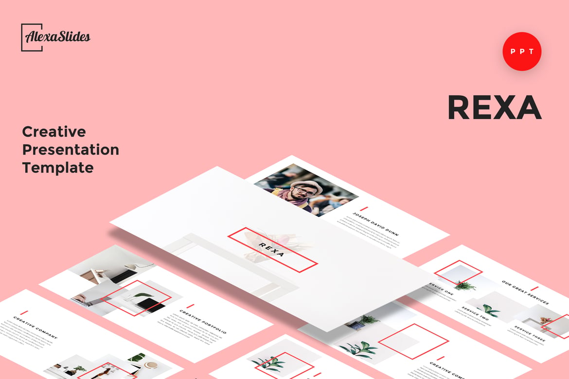 Rexa - Template PowerPoint Kreatif untuk Presentasi Menarik