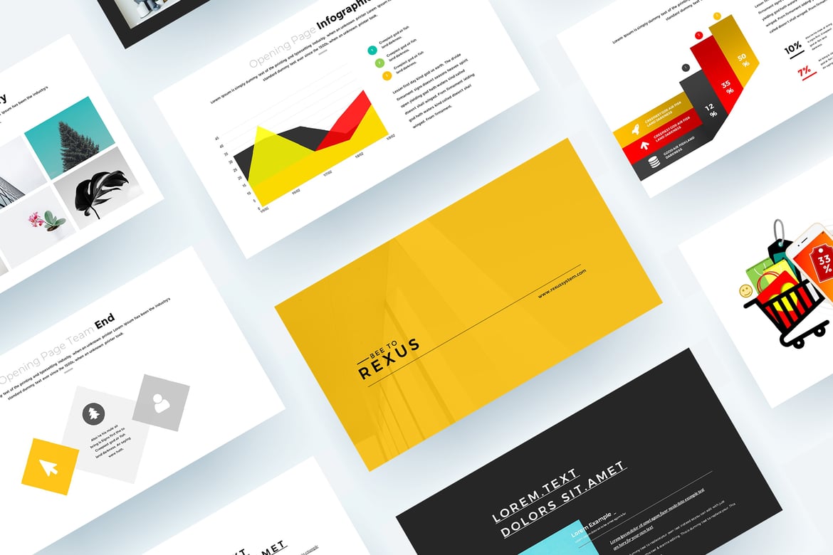 Rexus - Template Presentasi PowerPoint Profesional dan Minimalis