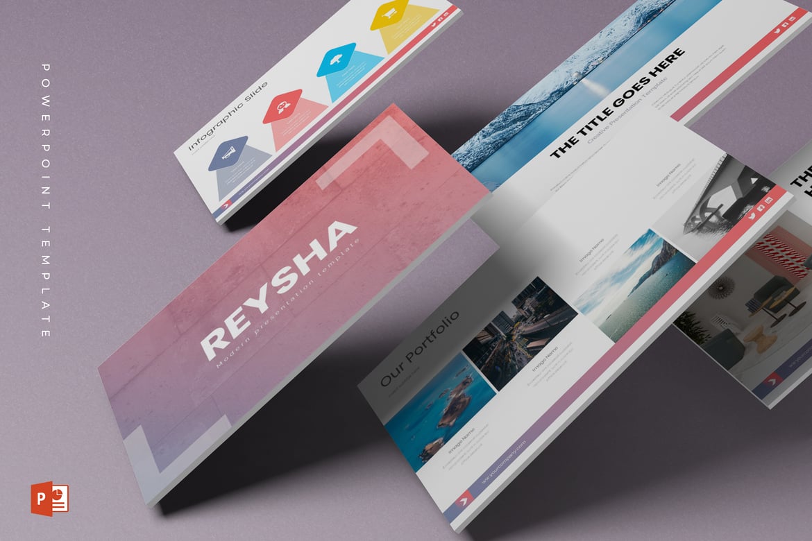 Reysha - Template PowerPoint Serbaguna yang Menarik
