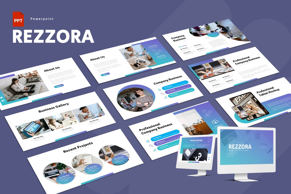 Rezzora - Template Powerpoint Serbaguna yang Menakjubkan
