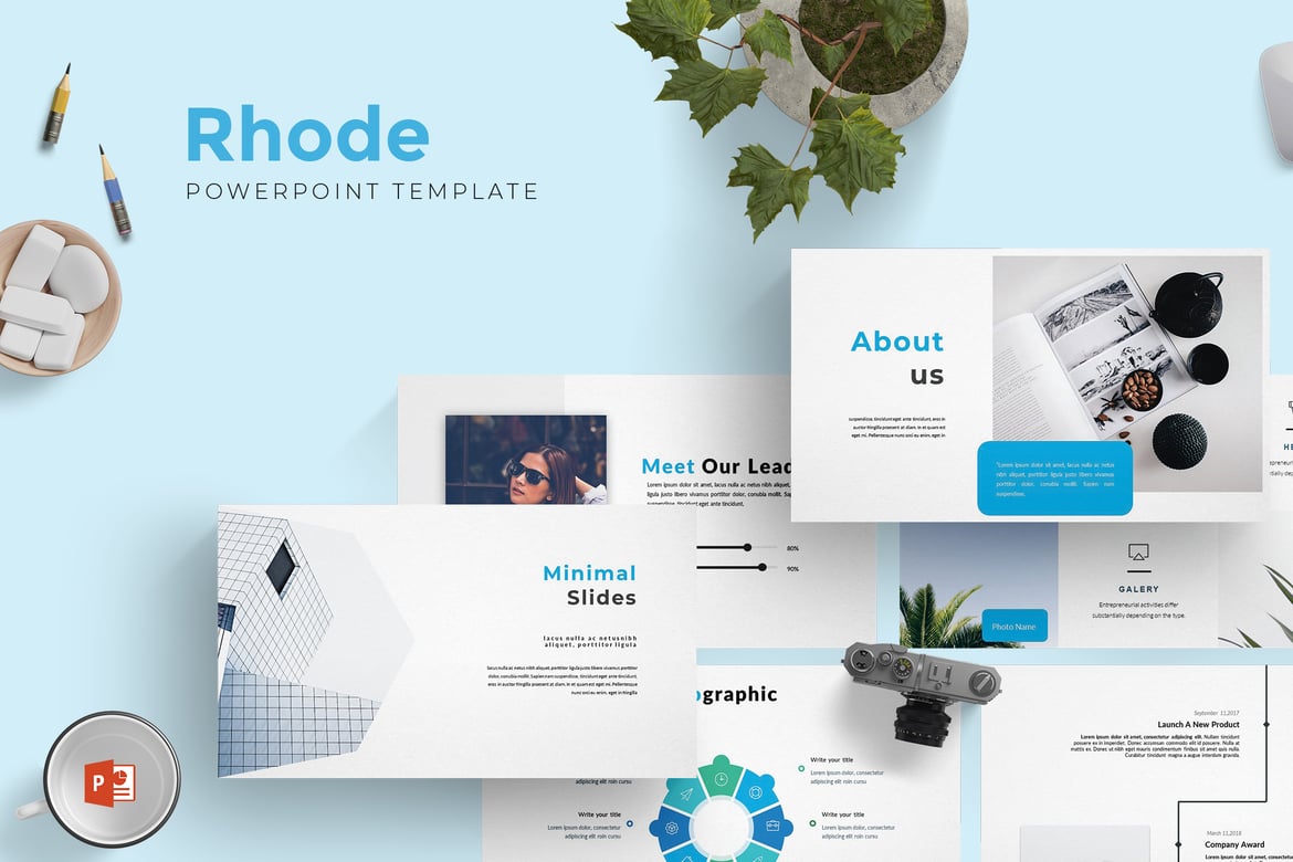 Template Powerpoint Rhode - Solusi Presentasi Kreatif Anda