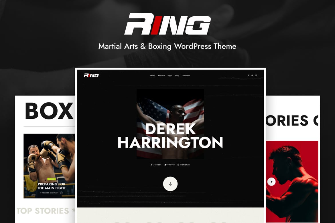 Tema WordPress Ring: Solusi Modern untuk Karate dan Seni Bela Diri