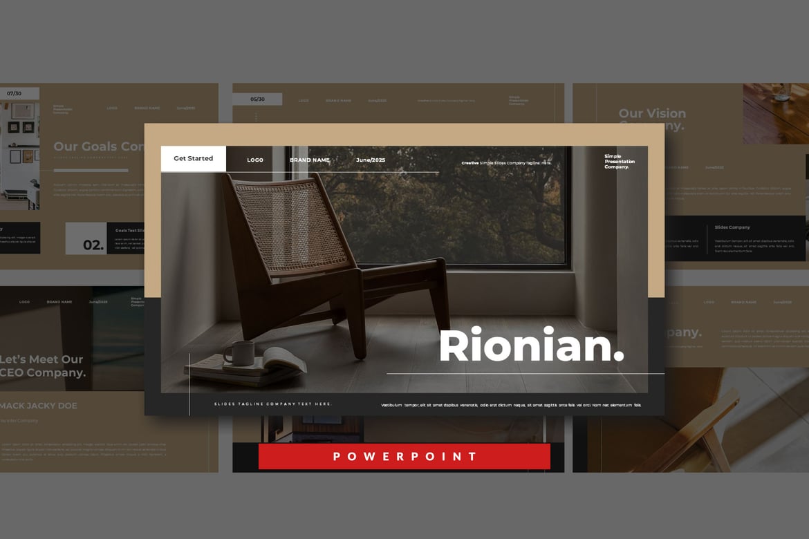 Template PowerPoint Rionian: Solusi Presentasi Kreatif Anda
