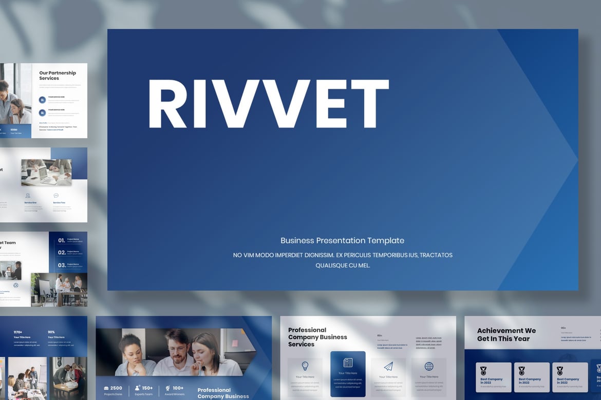Rivvet - Template Presentasi PowerPoint Profesional untuk Bisnis