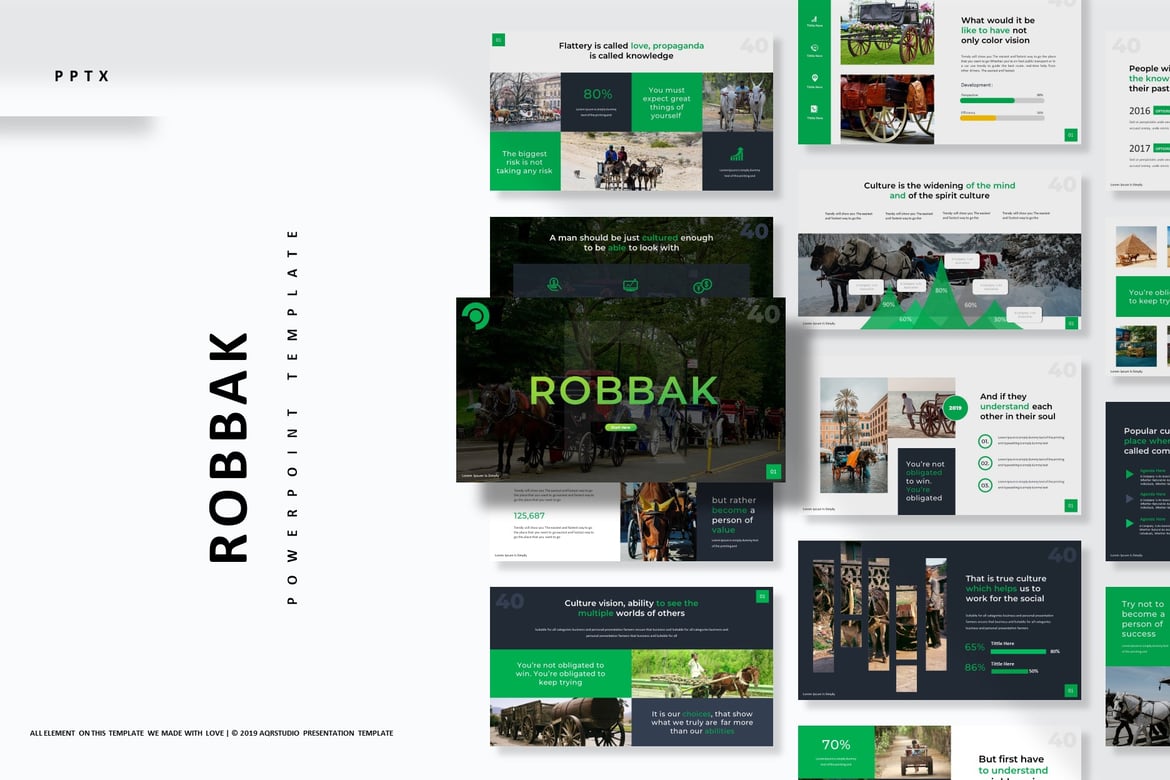 Robbak - Template Powerpoint Serbaguna yang Menarik