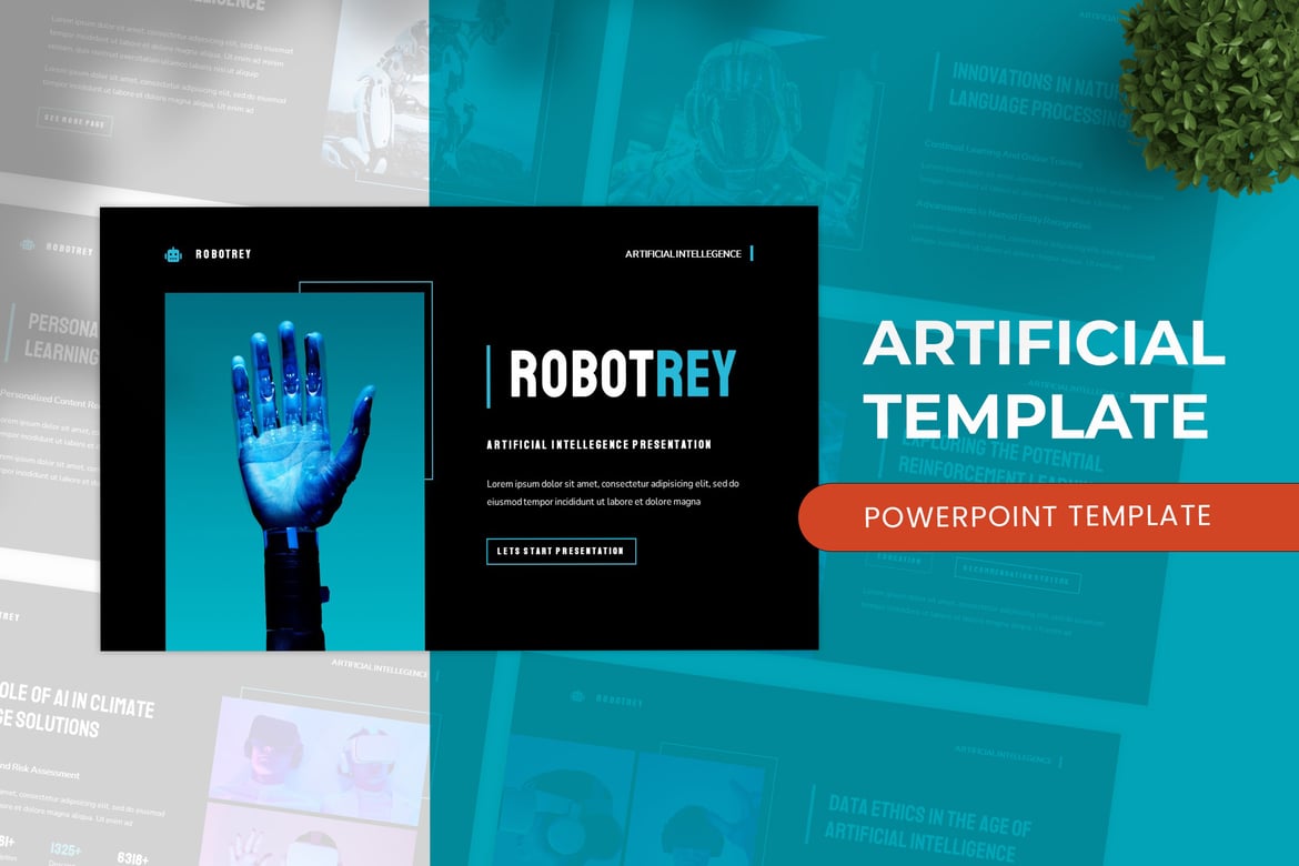 Robotrey - Template Presentasi PowerPoint Modern dan Fleksibel