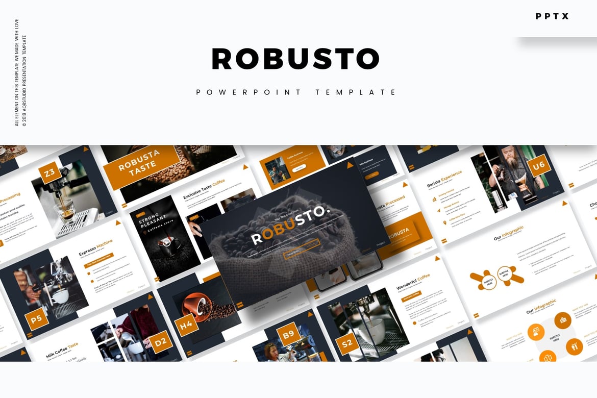 Template PowerPoint Robusto - Solusi Presentasi Profesional Anda