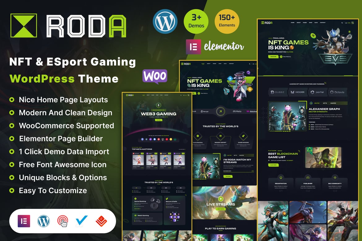 Roda - Tema WordPress eSports & Gaming Terbaik untuk Meningkatkan Pengalaman Bermain Anda