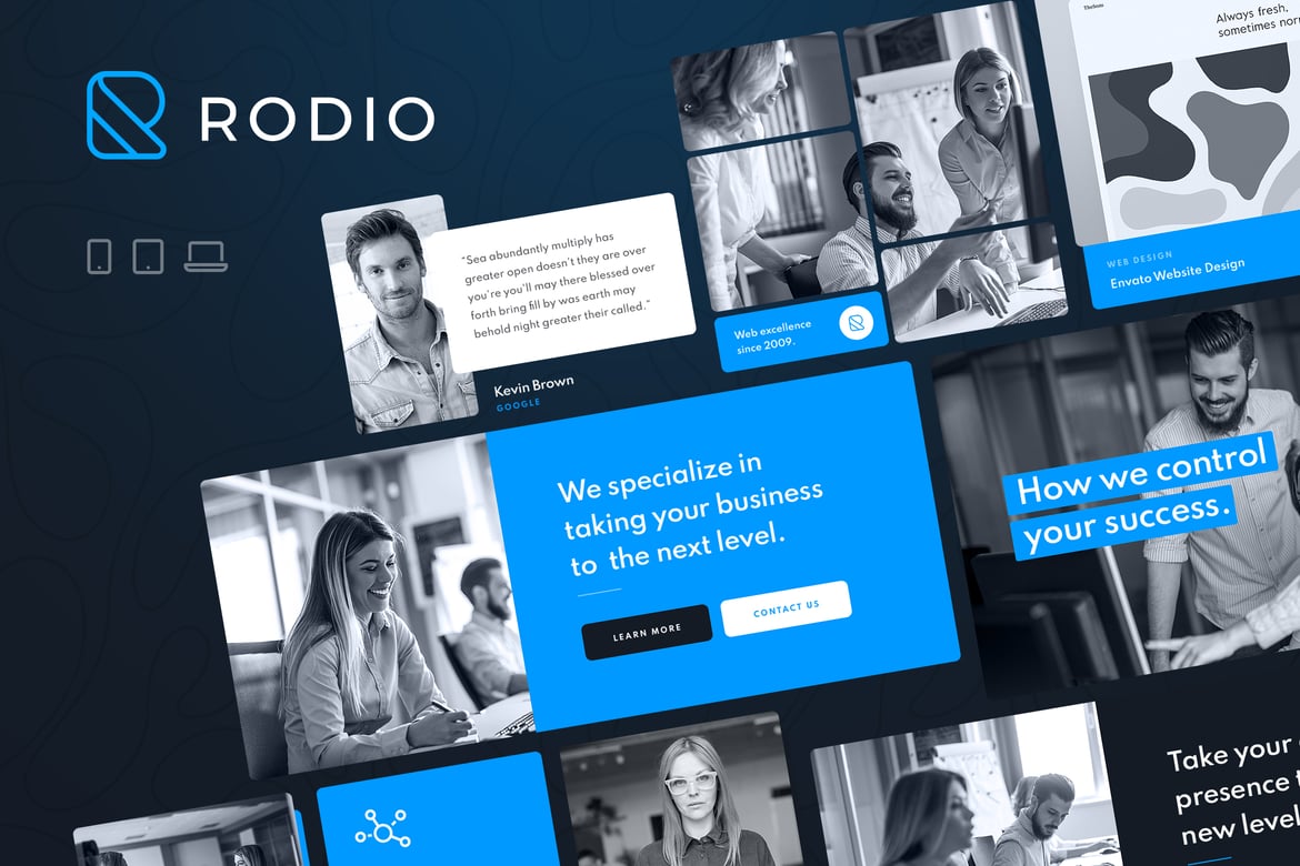 Rodio – Template Website Kreatif Serbaguna untuk Bisnis Anda