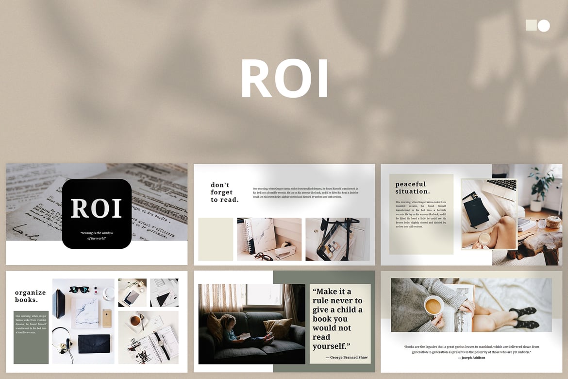 Template PowerPoint Roi - Desain Modern dan Elegan